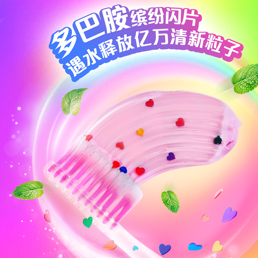 Новая зубная паста Colgate с допамином Icy Rainbow Watermelon для глубокого очищения и осветления зубов, удаления пятен, официальная и аутентичная