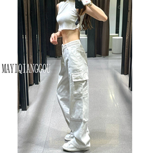 175 tall and 170 long white overalls for women's spring