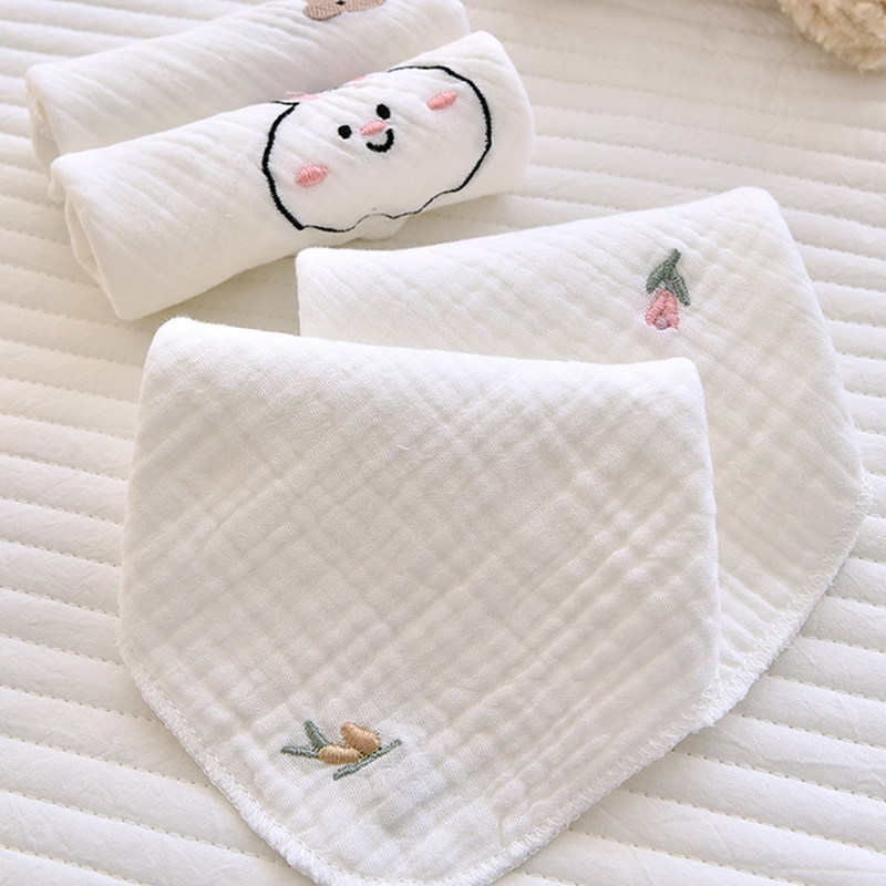 100% cotton newborn baby towels, baby washcloths, 100% cotton gauze bibs...