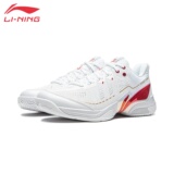 Обувь для бадминтона Li Ning Thunder 2pro, мужская и женская обувь с карбоновой пластиной спереди, противоскользящая профессиональная спортивная обувь для соревнований AYAW001