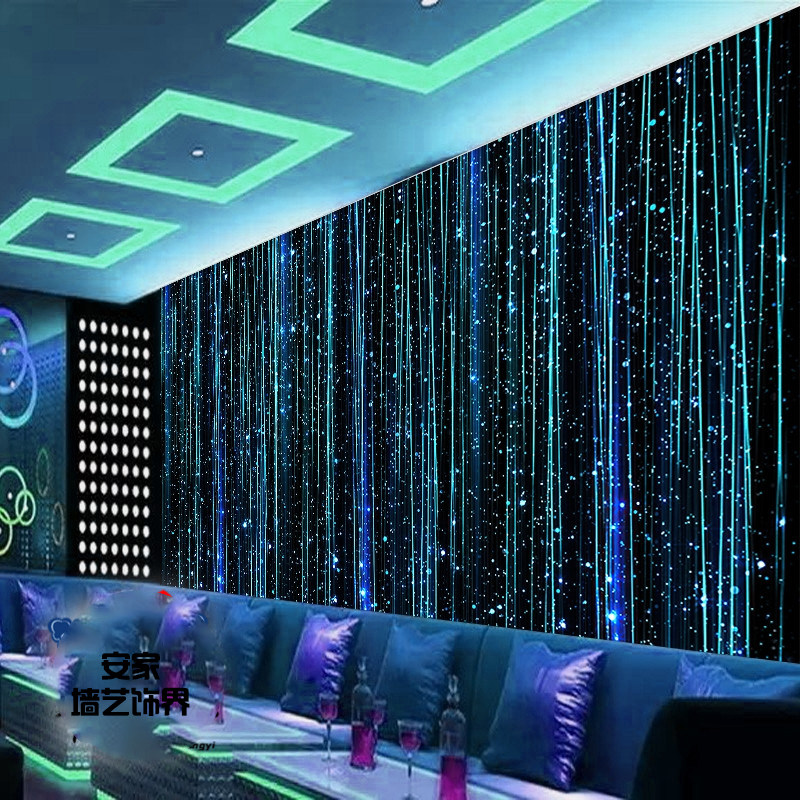 3d стерео имитация светящегося фона обои для рабочего стола KTV бар интернет-кафе ткань для стен высококачественная технология росписи чувство звездного неба лучшие обои 8