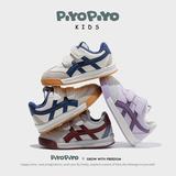 детская обувь из хлопка b PIYOPIYO two, осенне-зимняя спортивная обувь Forrest, детские универсальные теплые повседневные кроссовки маленького и среднего размера, тренд