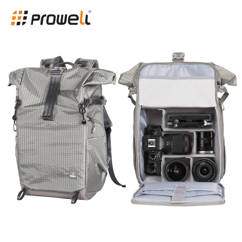 Сумка для фотоаппарата Prowell, рюкзак, сумка для фотосъемки, многофункциональный профессиональный цифровой рюкзак для микро-зеркальных фотокамер, водонепроницаемый и износостойкий рюкзак для путешествий на открытом воздухе, камера для дрона большой емкости, компьютерная сумка "все в одном"