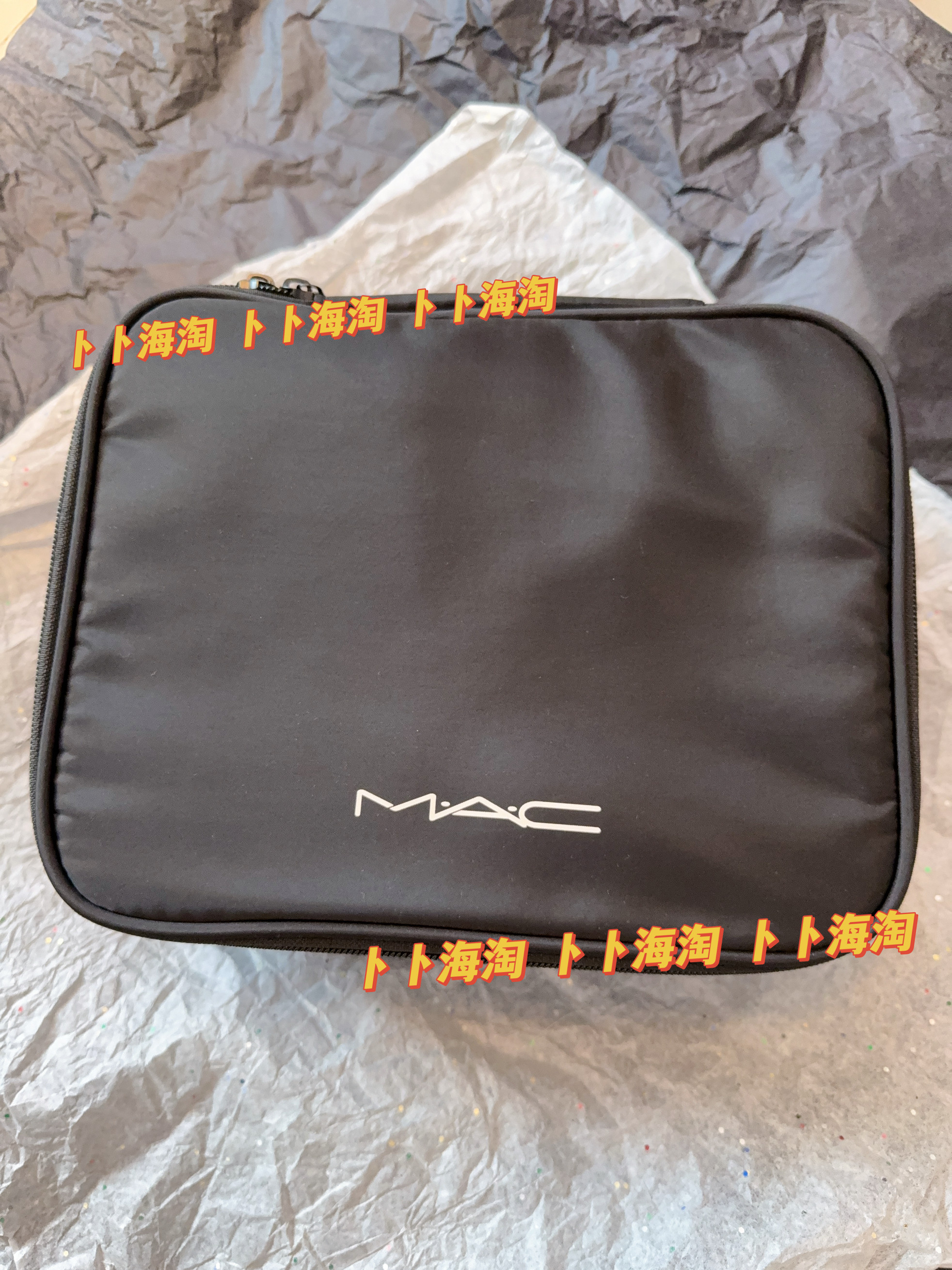 Косметичка Mac, вместительная одно- и двухслойная сумка для кистей, подарочная черная дорожная сумка-мессенджер, не продается, маленькая обезьянка в том же стиле