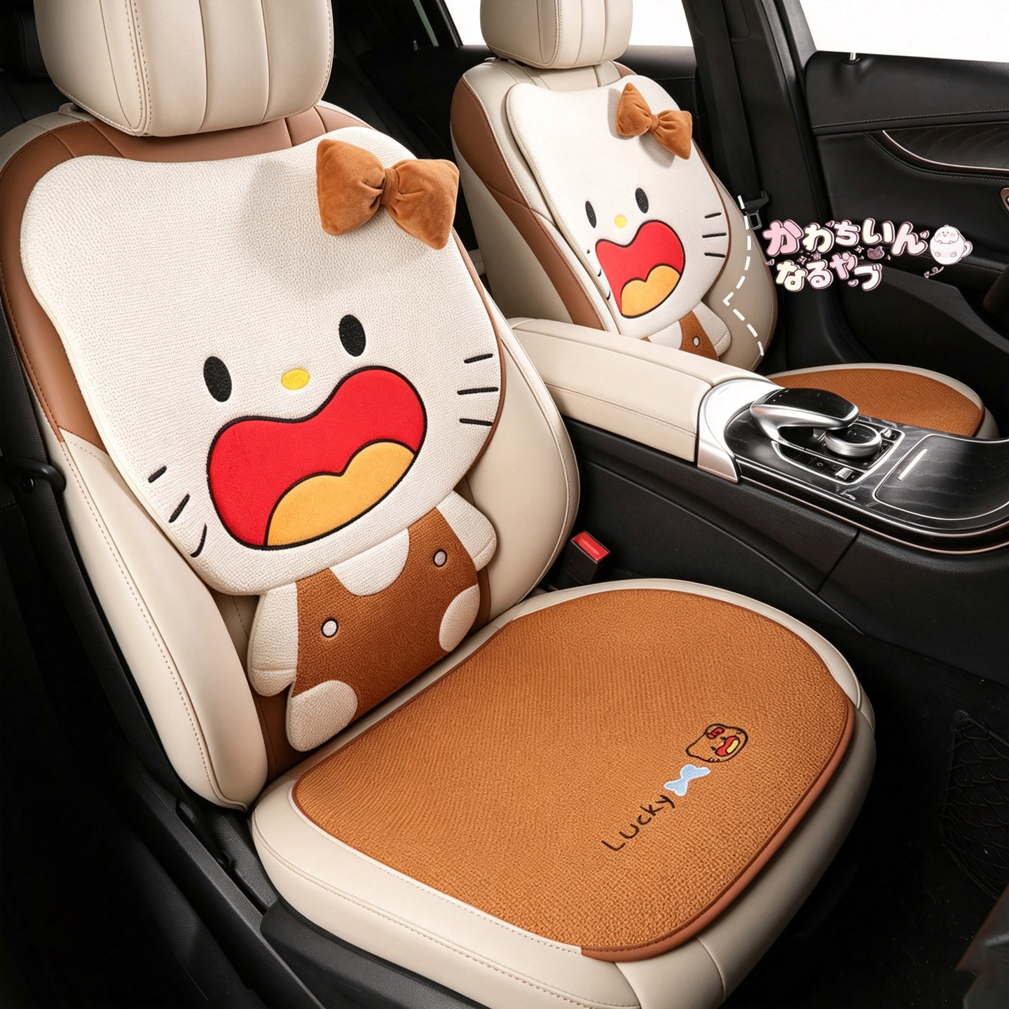 Чехол для сиденья Wuling Bingguo /S/pro four seasons, универсальное украшение интерьера автомобиля, мультяшная подушка для автокресла четвертого поколения Wuling Hongguang