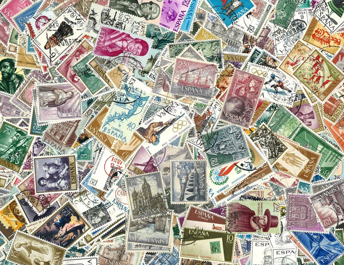 50 штук испанских марок, различные булавки для писем, глухие коробки, иностранные марки, коллекция из рук в руки, случайная доставка