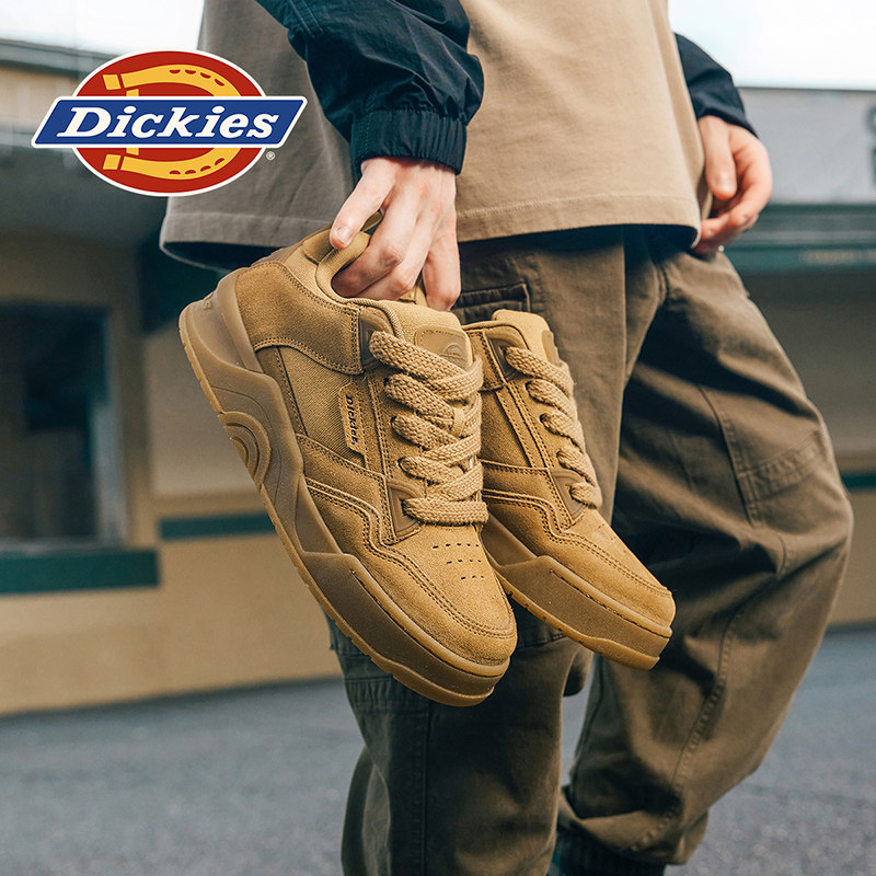 Мужские кроссовки Dickies; новинка 2026 года; мужская обувь в стиле американского ретро; спортивная повседневная обувь на толстой подошве; обувь для пары