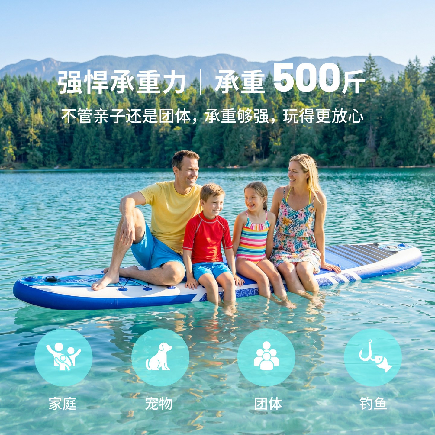 Доска для гребли NEZHA paddle board стоячая надувная двухслойная утолщенная доска для серфинга на открытом воздухе, гоночная доска для гребли SUP, рыбалка на воде