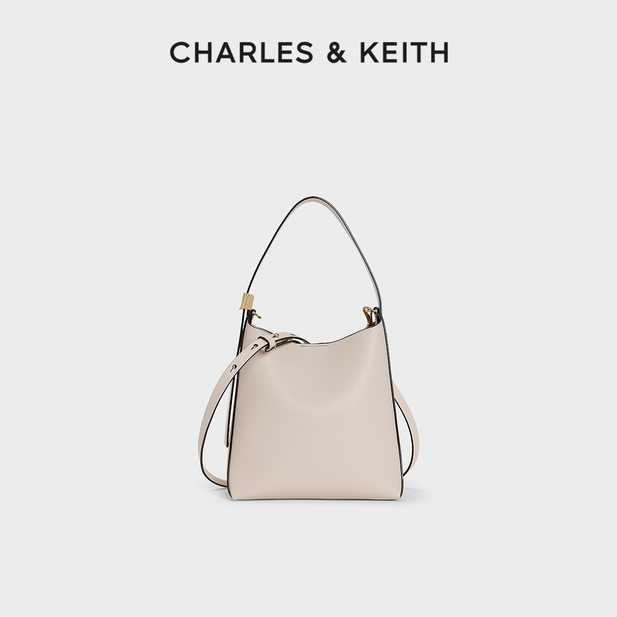 Весенняя женская сумка CHARLES&KEITH CK2-10782671, сумка-тоут на присоске, портативная сумка-ведро для мамы и ребенка