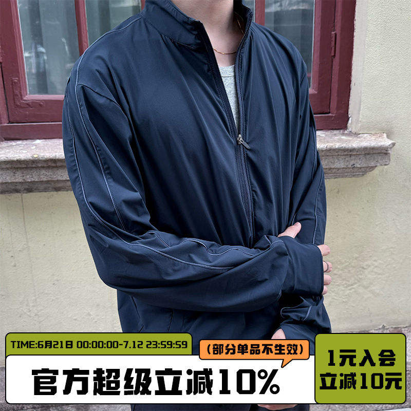 ZOZOFOREST【3231】 Легкая солнцезащитная куртка с воротником-стойкой для гольфа “Original Yarn Sunscreen