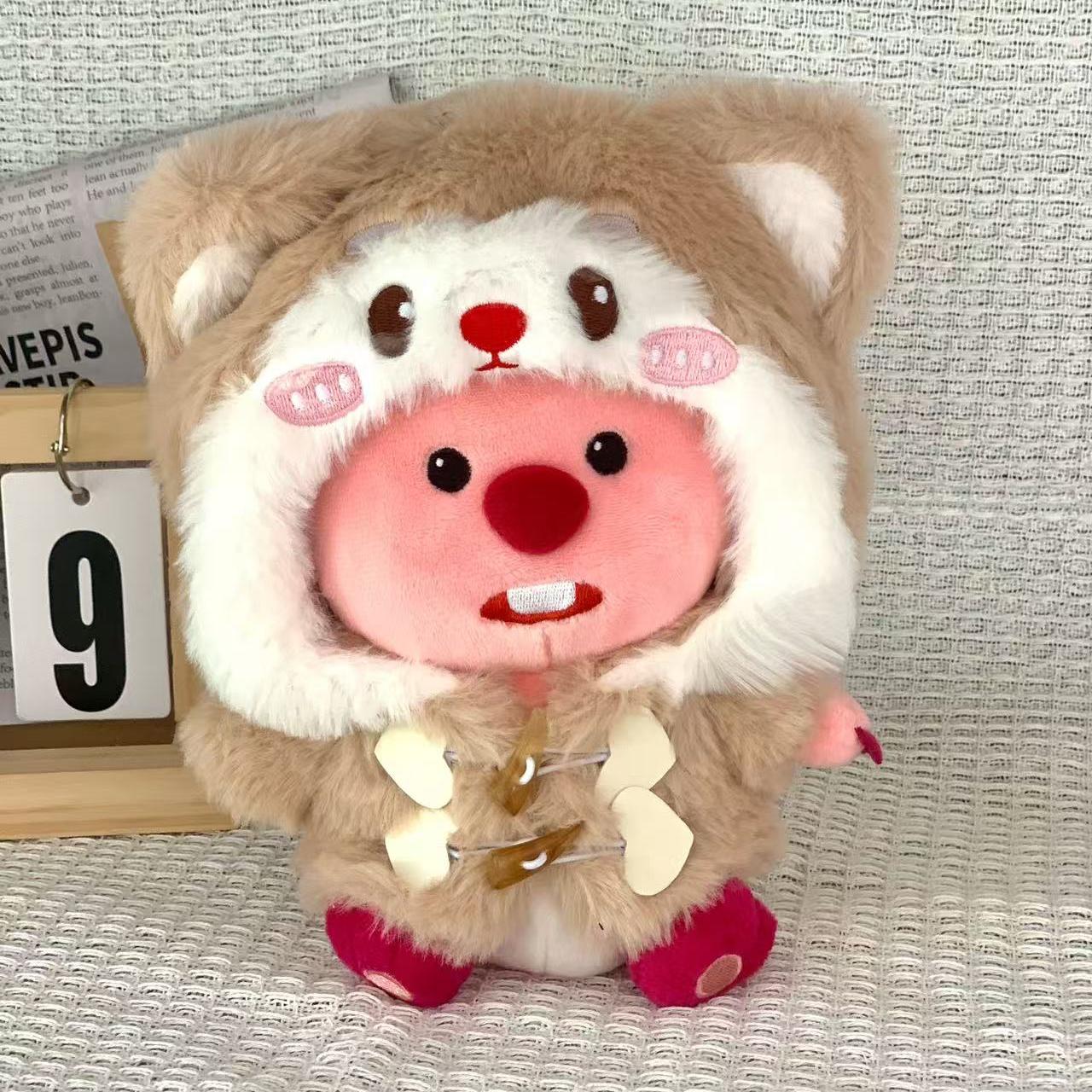 Японская кукла PeerEx little beaver с рубиновой петлей на головном уборе, милая плюшевая кукла, подарок на день рождения для женщин