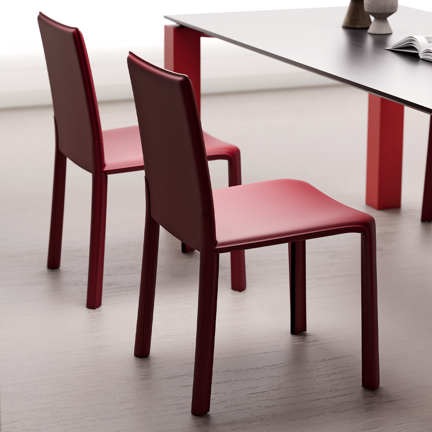 Итальянский минималистский стул Cassina Cassina saddle home dining chair Bauhaus с супер кожаной дизайнерской спинкой
