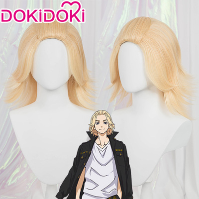 taobao agent DOKIDOKI 预售 东京卍复仇者 佐野万次郎cosplay假发金色反翘