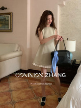 In stock CZ ZHANG/SS Dream Theater Sweet and Fresh Tank Top Skirt Slimming Hundred pleats Dress