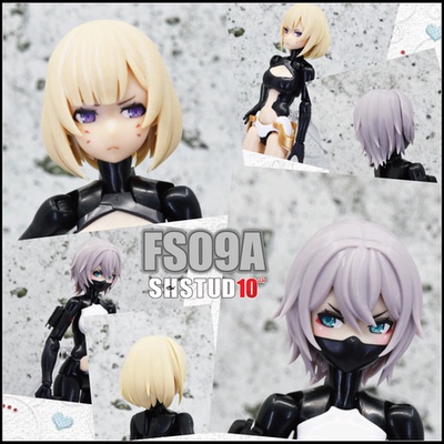 taobao agent MXM SH STUDIO 1/12 机娘 女神装置 头发 发型 树脂GK改件 FS09A