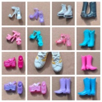 Barbie Liga doll shoes, dress-up doll shoe accessories, various styles of Barbie fashion shoe accessories