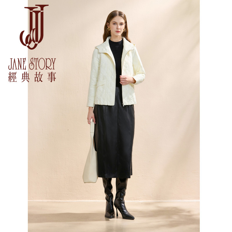 Классическая история модная ромбическая клетчатая хлопчатобумажная куртка с капюшоном, женская осенне-зимняя новая элегантная темпераментная стеганая куртка на молнии