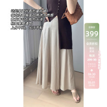 Meiyang MEIYANG Gilded Half Skirt Hot Silver Satin Oriental Noble and Gorgeous _ Lightweight Hanging A-line Umbrella Skirt