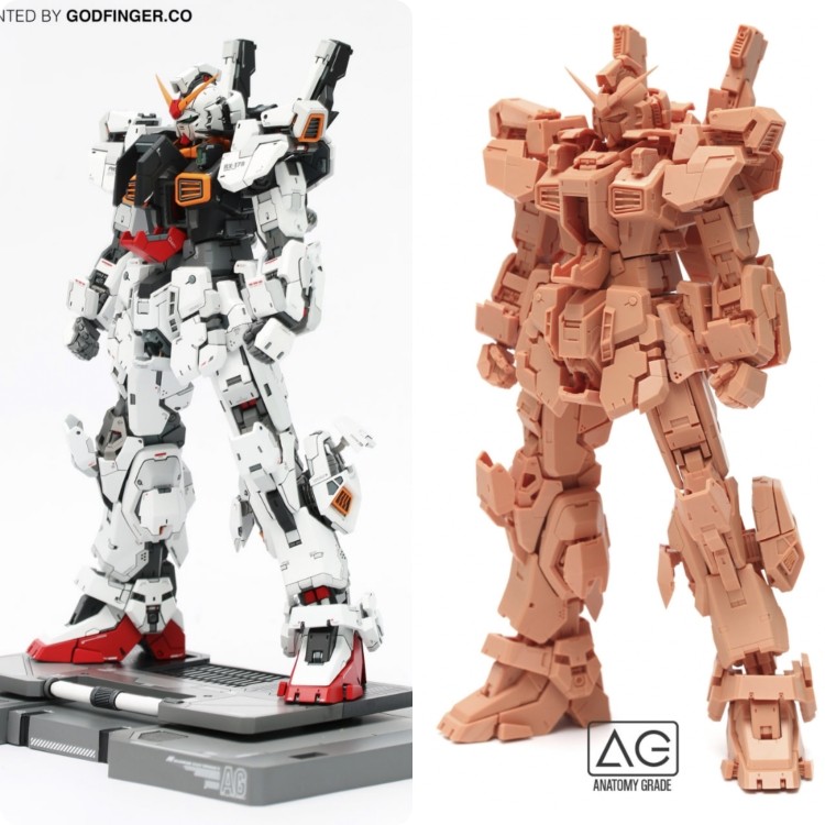 Мобильный костюм RX-178 Gundam Mk-II со взрывоопасной броней, модель для 3D-печати, чертеж материала, файл данных STL