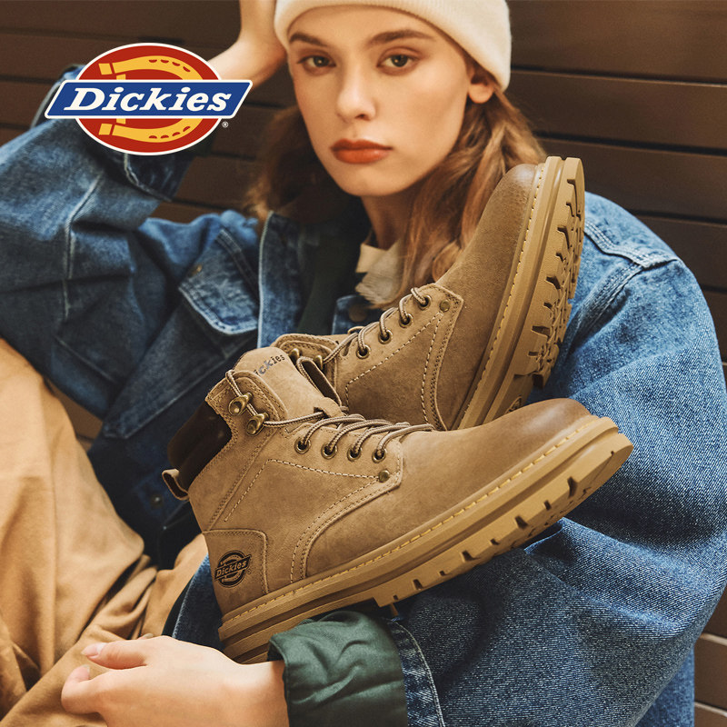 Женские ботинки Dickies Martin; новинка 2026 года; женская обувь; весенние ботинки в американском стиле; пара коротких ботинок в стиле ретро
