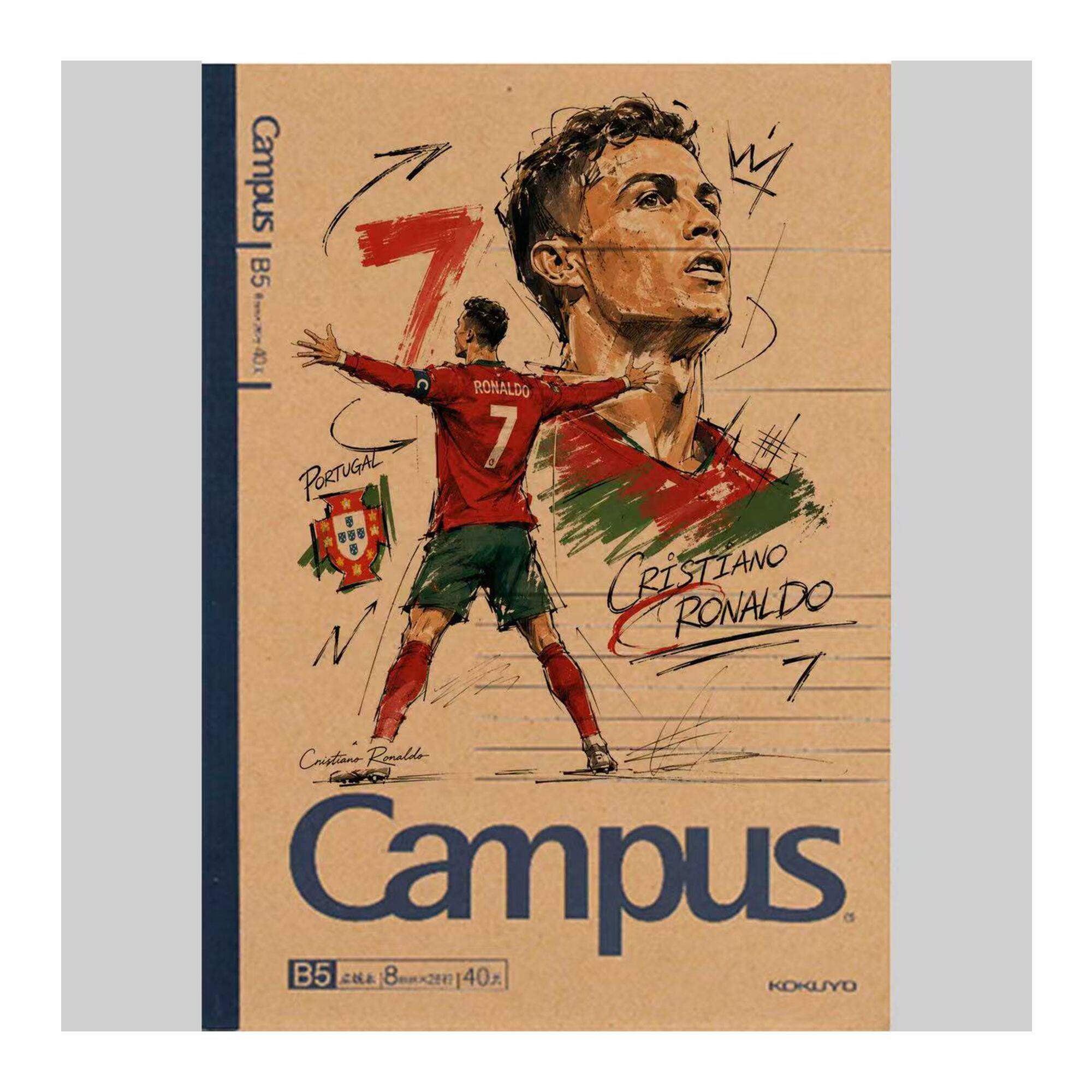 Новый японский блокнот KOKUYO KOKUYO B5 football superstar World Cup pain book сделай сам блокнот с горизонтальной линией