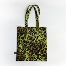 Single shoulder canvas bag with leopard pattern, large capacity and niche design