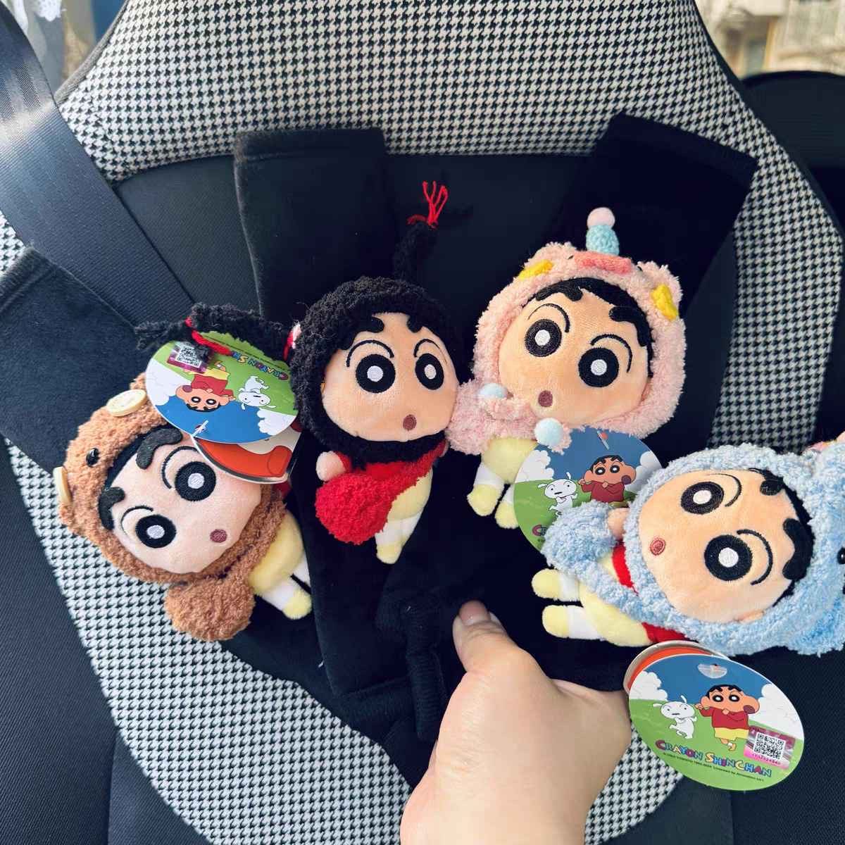 Crayon Shin-chan автомобильный ремень безопасности, подплечники для защиты шеи от удушения, защитный чехол для салона автомобиля, аксессуары для плюшевых кукол