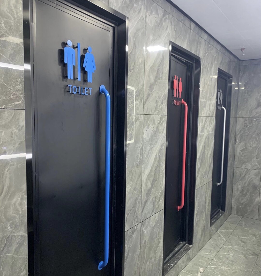 Ретро железная дверь бар ресторан промышленная заслонка креативный туалет дверь туалета ванная комната склад межкомнатные двери на заказ