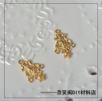 taobao agent 手链链接牌手工DIY材料金属吊坠配件满包邮