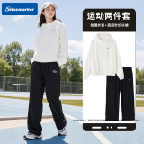 Официальный аутентичный женский спортивный костюм Nike, новинка лета 2026, свободная солнцезащитная куртка, прямые повседневные брюки