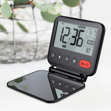 Hanshi 2024 новый портативный многофункциональный умный электронный будильник для спальни, настольные детские бесшумные часы HA5247