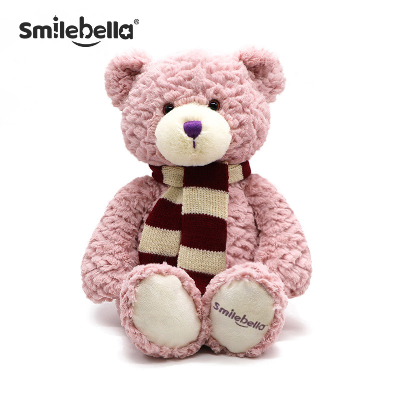 Кукла-мишка Smilebella, плюшевая игрушка, Розовый медведь, кукла, Фестиваль середины осени, Национальный день, подарок на День рождения, женский