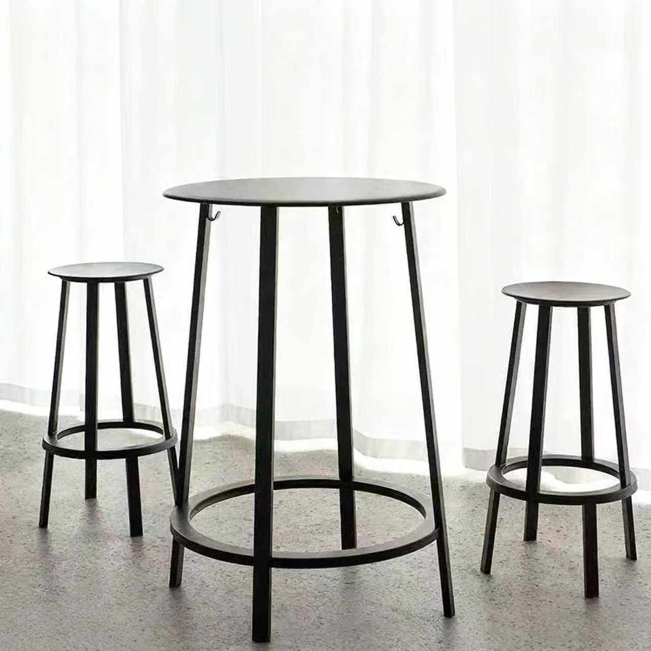 Bar counter chair, rotating circle, modern and simple outdoor home use, internet famous bar, front desk, cash register, dedicated island high legged stool