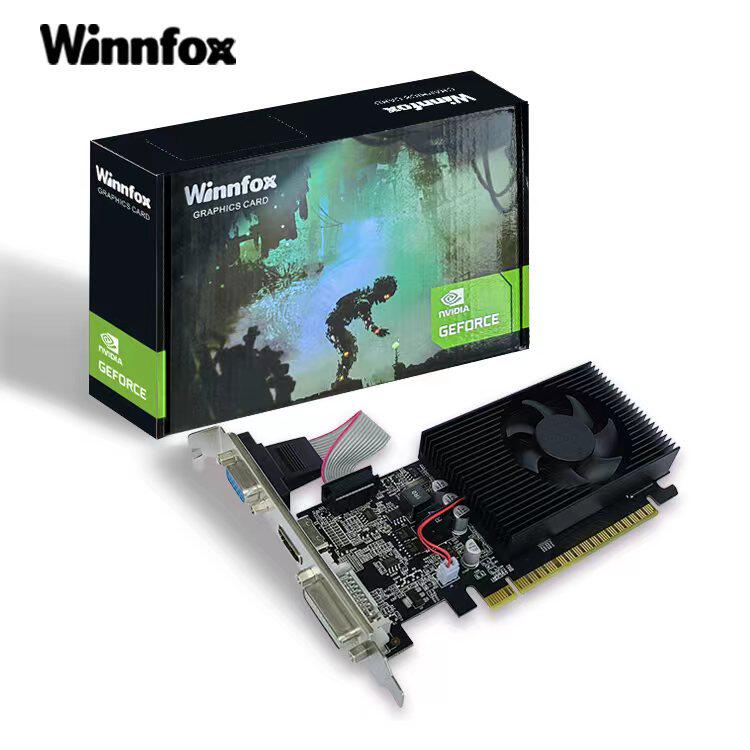 Совершенно новая графическая карта GT730 610 GTX 750 730 610 750 видеокарты 2G DDR3 VGA + HDMI + DVI