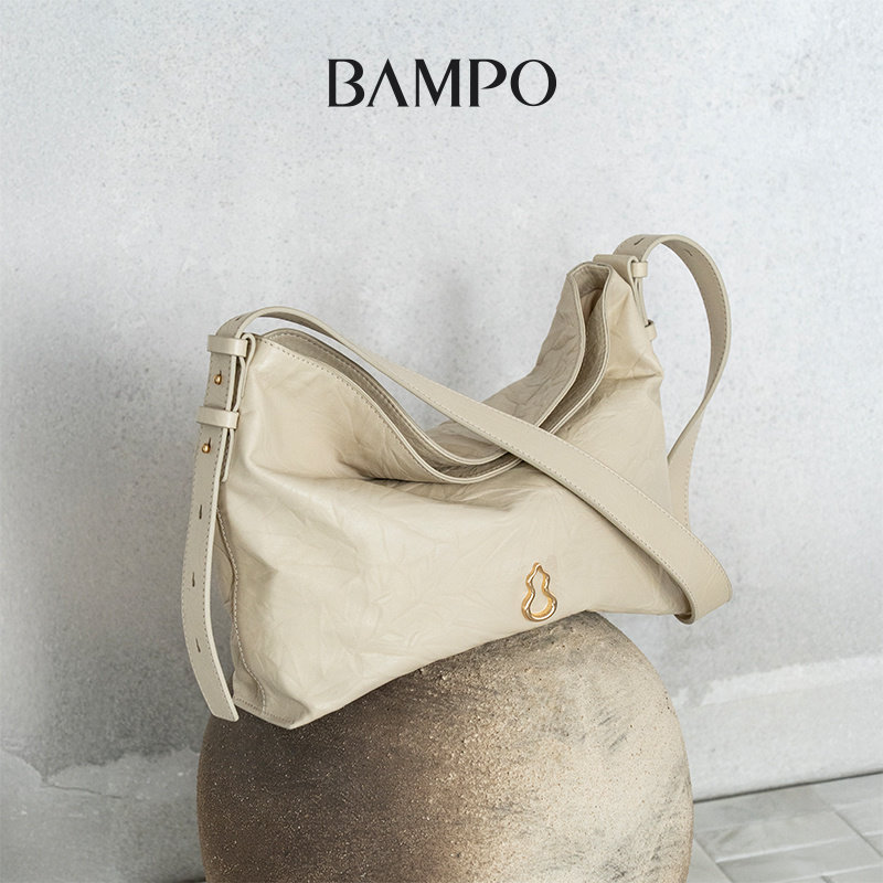 Сумка BAMPO Banpo Mianmian, сумка-тоут из воловьей кожи среднего размера с первым слоем, новая сумка-мессенджер для поездок на работу через плечо