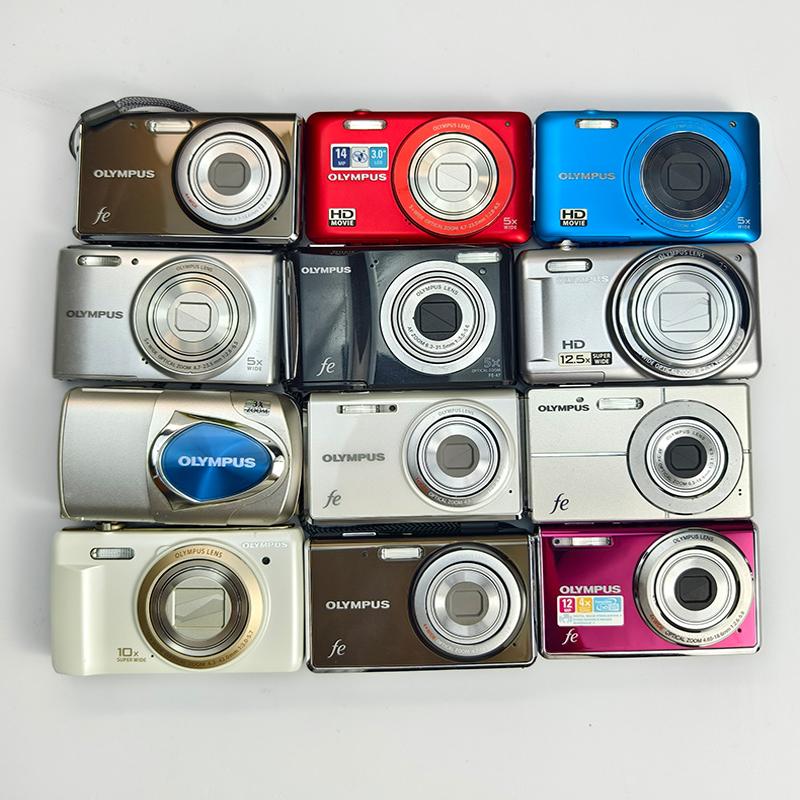 Olympus/Olympus fe4010fe20FE47VR340CCD-камера ретро-холодный белый цифровой фотоаппарат