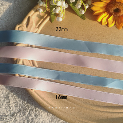 taobao agent 22mm16mm塔夫边丝带蝴蝶结丝带手工DIY材料辅料满49包邮