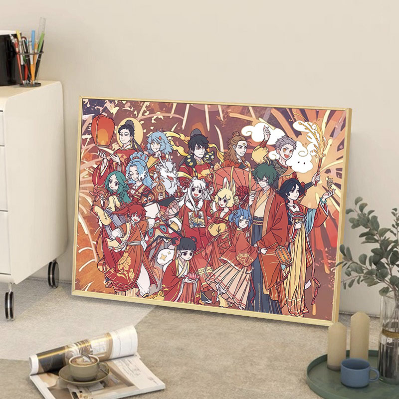 Нечеловеческая алмазная живопись вышивка крестом наклейки для спальни и гостиной 2025 новые алмазные наклейки ручной работы diy