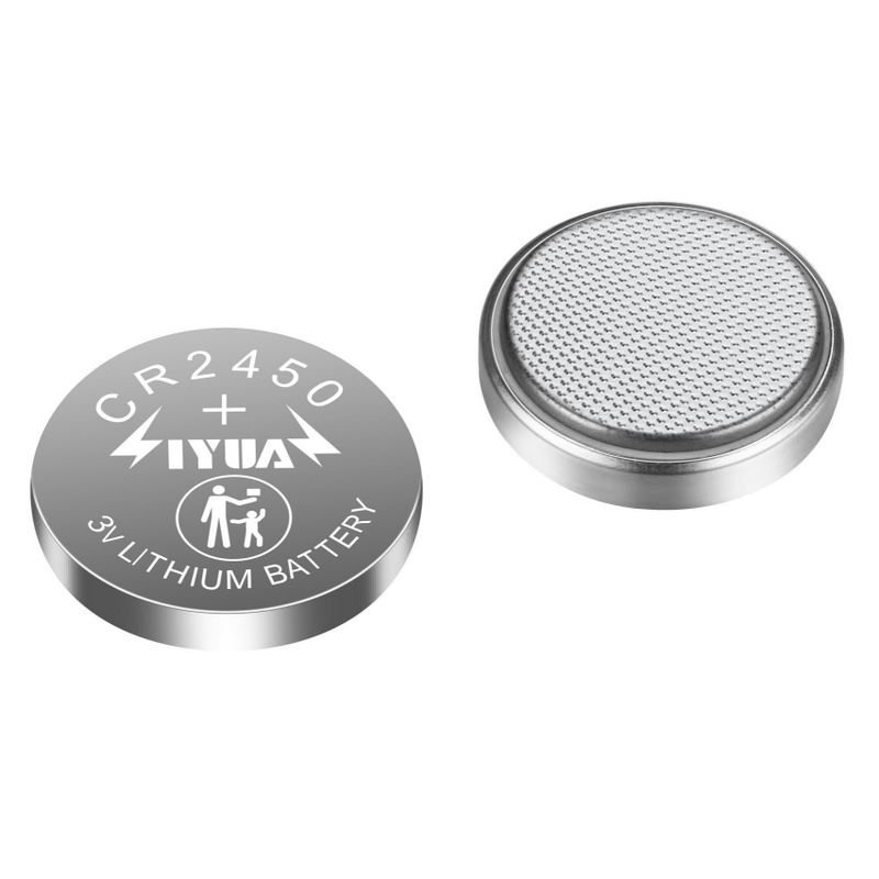 2 tablets LiYuan CR2450 lithium battery 3v remote control button battery