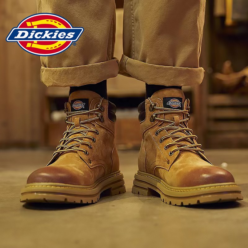 Ботинки Dickies Martin; мужская осенняя новая мужская обувь; высокие ботинки из ревеня; ботинки в стиле ретро; уличная походная обувь