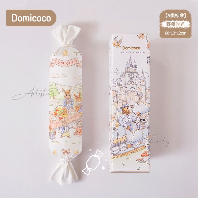 Конфетная подушка Domicoco, детская успокаивающая подушка, артефакт для сна, боковая подушка с семенами кассии, противоударная, выплевывающая молоко из кровати
