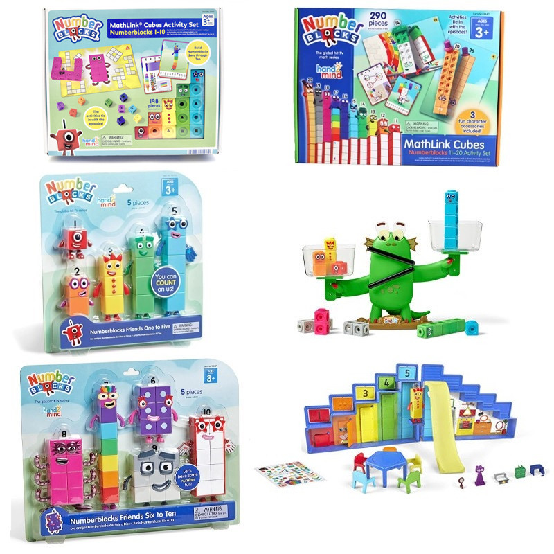 Американские цифровые строительные блоки numberblocks под общим брендом hand2mind cube для детского сада 3+