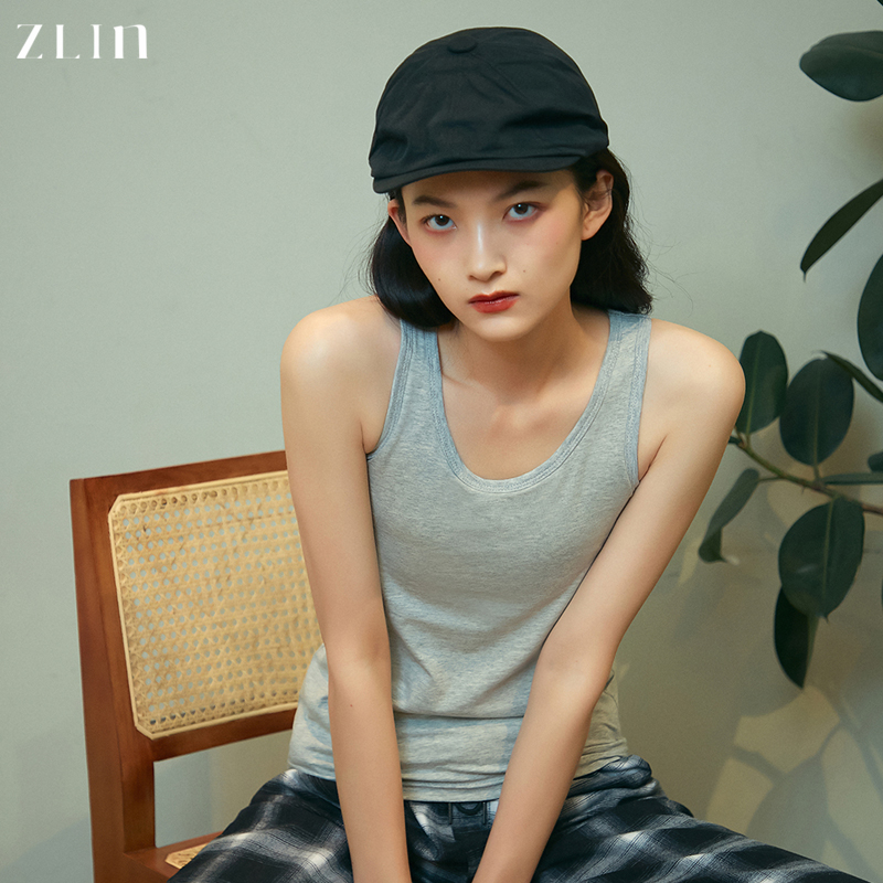 Zhilin tie-fitting breasts long bandage tie-fitting bra underwear big breasts small vest cotton women cos