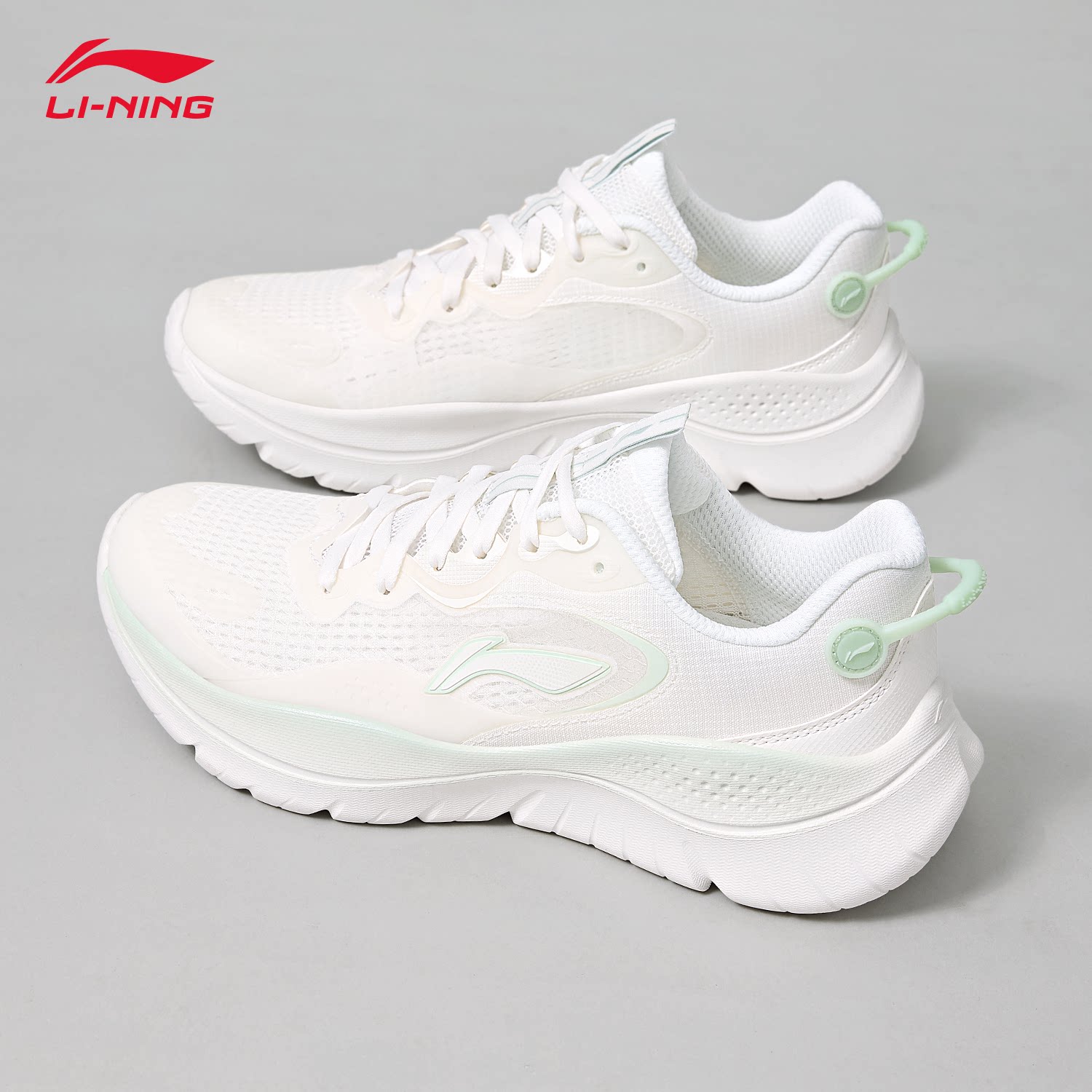 Кроссовки Li Ning Lingyue; женская обувь; коллекция 2026 года; летняя новинка; женская сетчатая дышащая легкая спортивная обувь с амортизацией на мягкой подошве