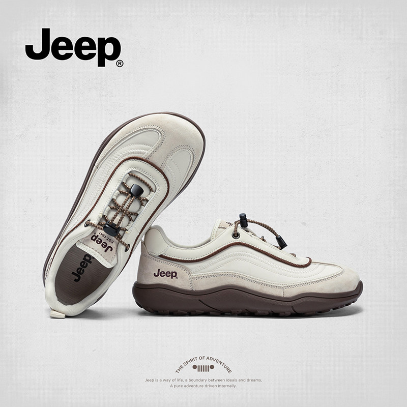 Женская обувь для тренировок в немецком стиле Jeep; новинка 2026 года; осенняя женская обувь; легкая спортивная повседневная обувь на мягкой подошве; уличная нескользящая походная обувь