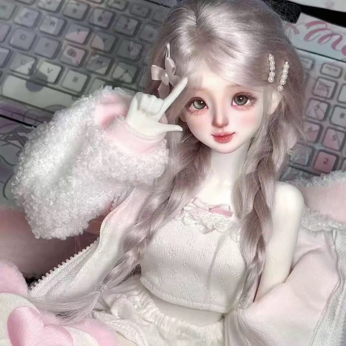 Современное свадебное платье bjd кукла слепая коробка счастливая сумка ручной работы совместное подвижное роскошное сменное украшение рабочего стола кукла-женщина