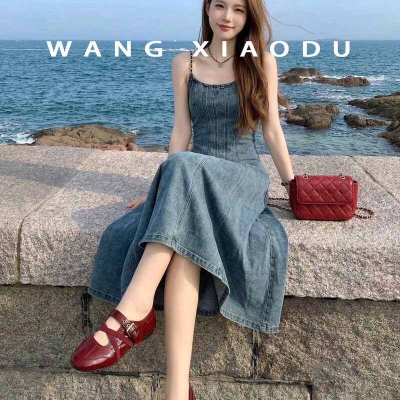 【Wang Xiaoxiang】 Летняя вишня ● Внутренняя часть увеличена на 2,5 см. Тонкие туфли Mary Jane из масляно-восковой кожи в стиле ретро, женские балетки