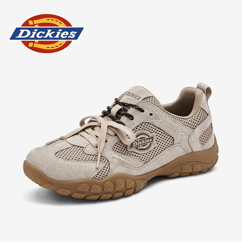 Мужская обувь Dickies, новинка 2026 года, летняя дышащая универсальная обувь из полой сетки, немецкая обувь для тренировок, мужская повседневная обувь