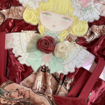 taobao agent 【芝士猫手作】玫瑰古董人偶万圣节lolita小物配饰颈链choker