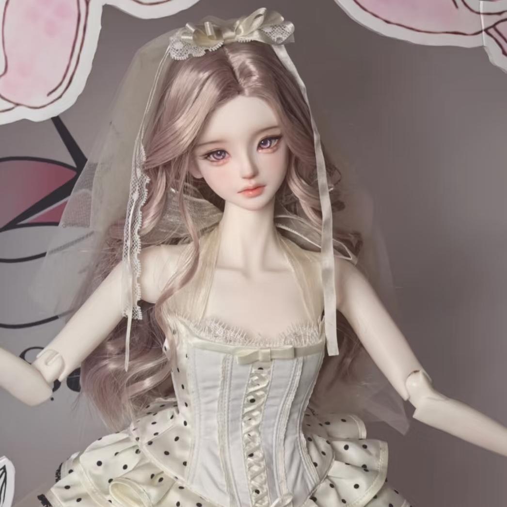 Современная роскошная кукла bjd свадебное платье с большой юбкой из сетки знаменитости tide play украшение комнаты милая кукла слепая коробка подарок